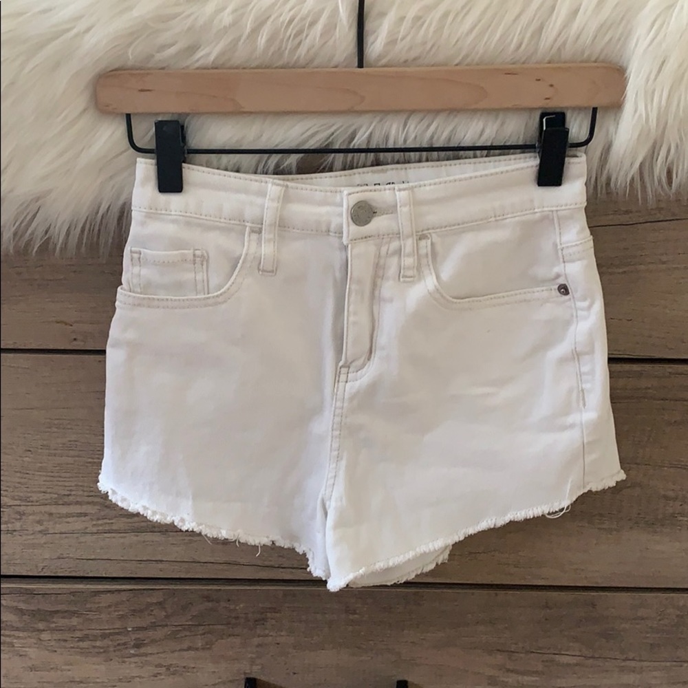 wild fable • distressed hem jean shorts